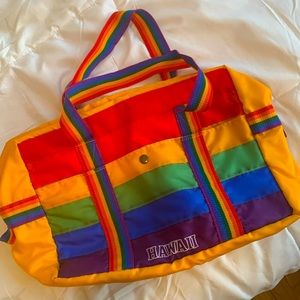 Victor Hawaii rainbow bag
